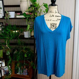 LOFT Blue Sleeveless Top